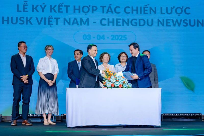 新朝陽與Husk Vietnam達成戰略合作，加速東南亞綠色農業布局